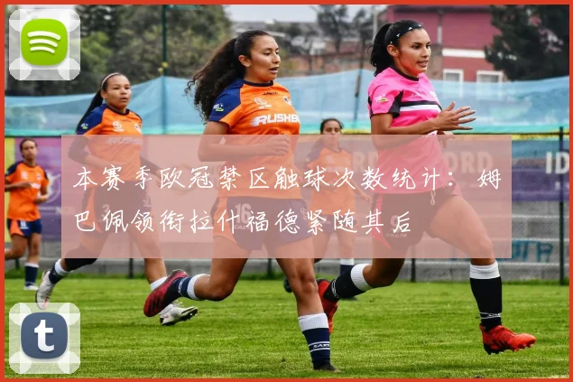 本赛季欧冠禁区触球次数统计：姆巴佩领衔拉什福德紧随其后